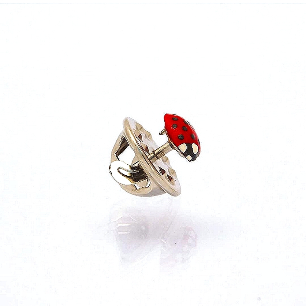 NWT Adorable Hand painted crafted Ladybug Pin.